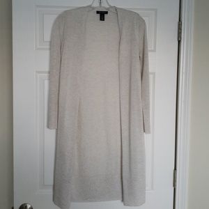 Mid length oatmeal/light beige sweater